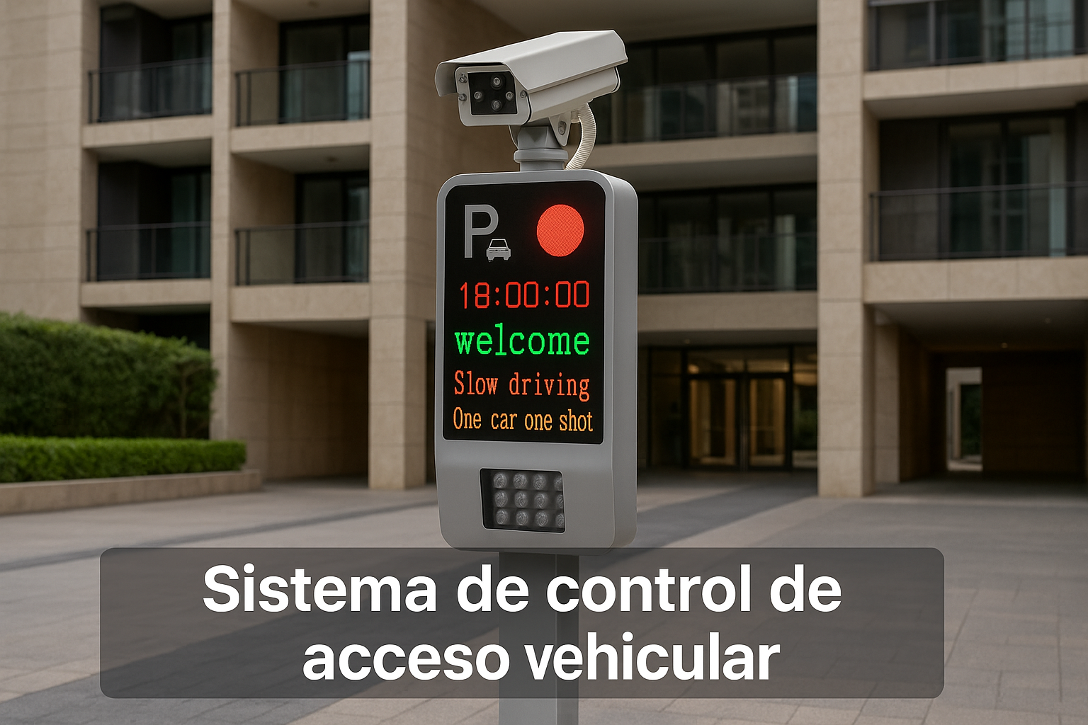 Sistema de control de acceso vehicular