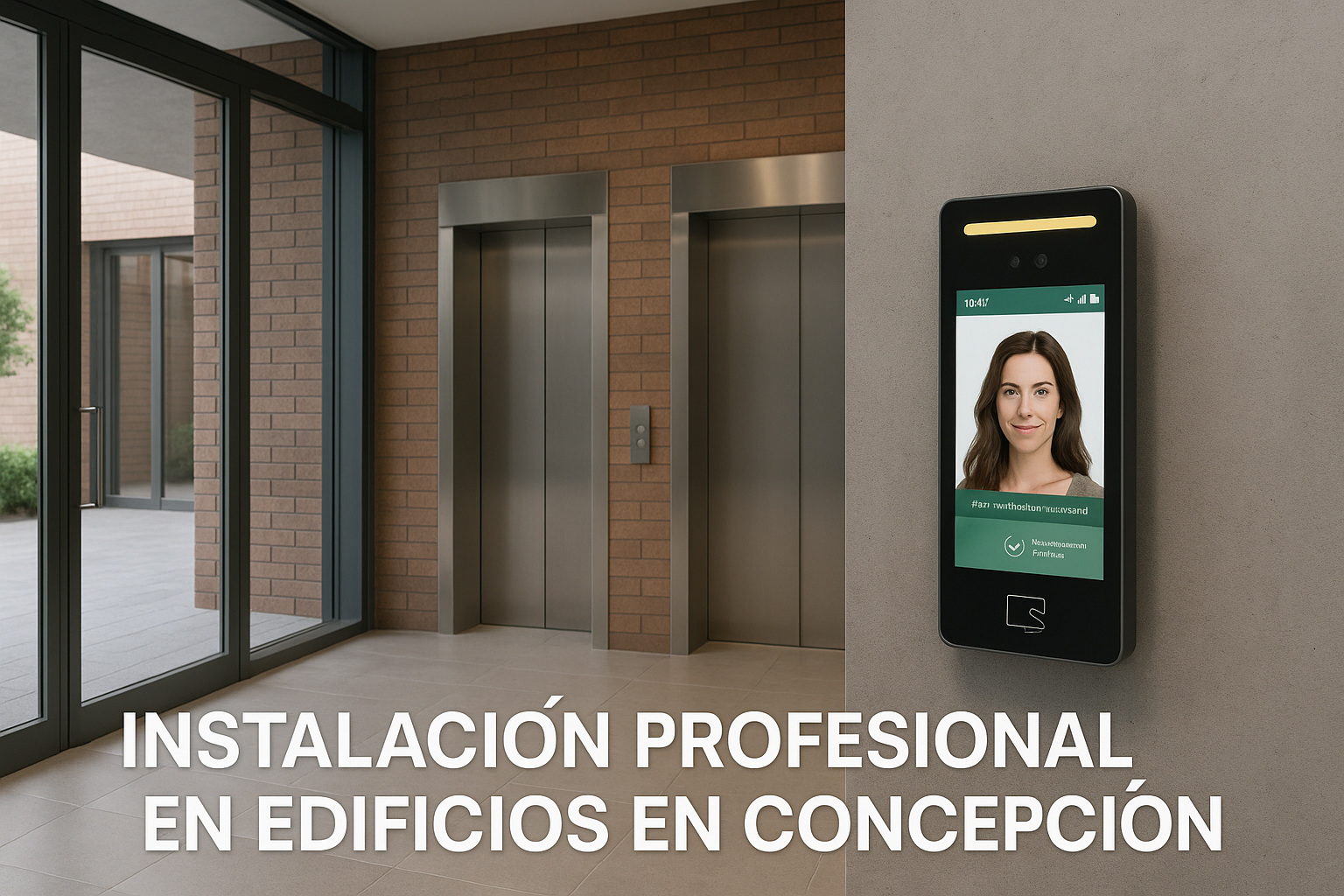 Instalación profesional en edificio de Concepción